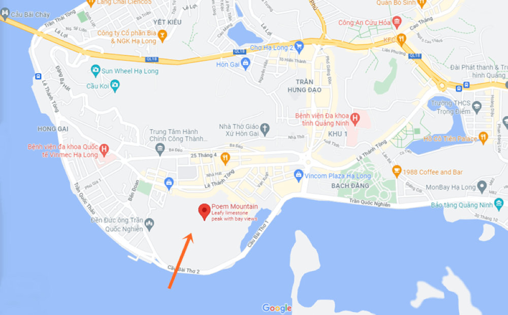 Map of Bai Tho Mountain 